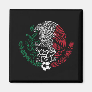 Aimant Drapeau du Mexique Aigle mexicain Football Hommes 