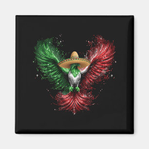 Aimant Drapeau du Mexique Fierté mexicaine Racines mexica