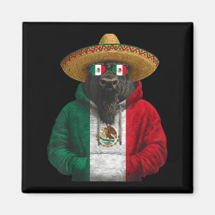 Aimant Drapeau du Mexique fierté mexicaine racines mexica