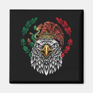 Aimant Drapeau du Mexique fierté mexicaine racines mexica