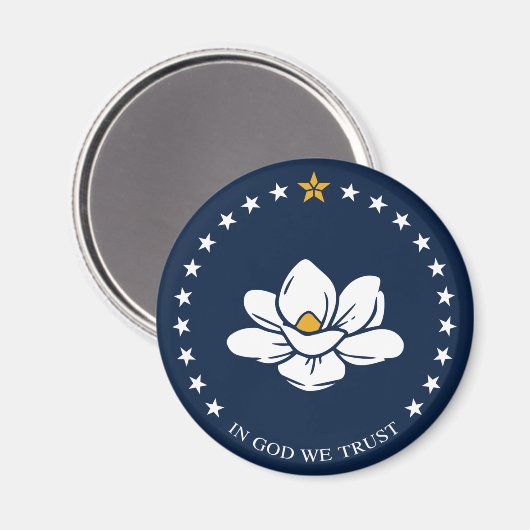 Aimant Drapeau du Mississippi (2020) (Recto/Verso)