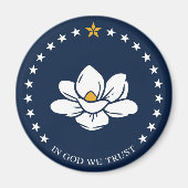 Aimant Drapeau du Mississippi (2020) (Devant)