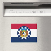 Aimant Drapeau du Missouri (In Situ (Lave-vaisselle))