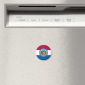Aimant Drapeau du Missouri États-Unis (In Situ (Lave-vaisselle))