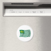 Aimant Drapeau du Mouvement Écologique (In Situ (Lave-vaisselle))