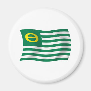 Aimant Drapeau du Mouvement Écologique