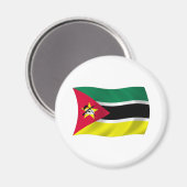 Aimant Drapeau du Mozambique (Recto/Verso)
