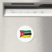 Aimant Drapeau du Mozambique (In Situ (Lave-vaisselle))