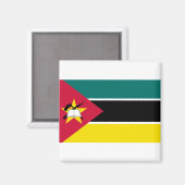 Aimant Drapeau du Mozambique (Recto/Verso)