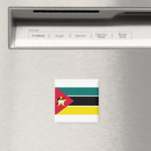 Aimant Drapeau du Mozambique (In Situ (Lave-vaisselle))