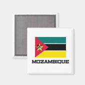 Aimant Drapeau du Mozambique (Recto/Verso)