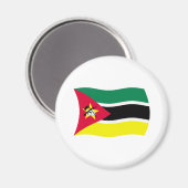 Aimant Drapeau du Mozambique (Recto/Verso)