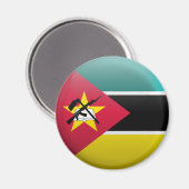 Aimant Drapeau du Mozambique (Recto/Verso)