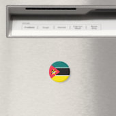 Aimant Drapeau du Mozambique (In Situ (Lave-vaisselle))