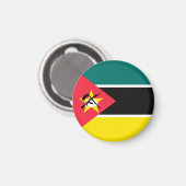 Aimant Drapeau du Mozambique (Recto/Verso)