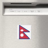 Aimant Drapeau du Népal (In Situ (Lave-vaisselle))