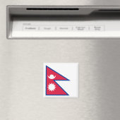 Aimant Drapeau du Népal (In Situ (Lave-vaisselle))