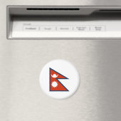 Aimant Drapeau du Népal (In Situ (Lave-vaisselle))