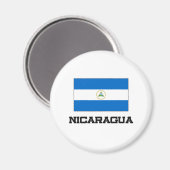 Aimant Drapeau du Nicaragua (Recto/Verso)