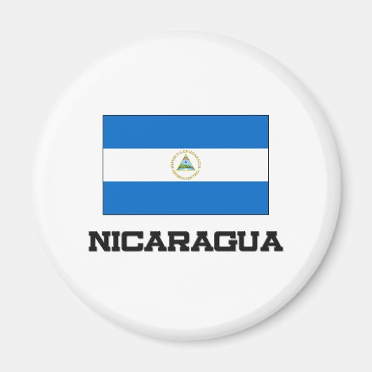 Aimant Drapeau du Nicaragua (Devant)