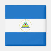 Aimant Drapeau du Nicaragua (Devant)
