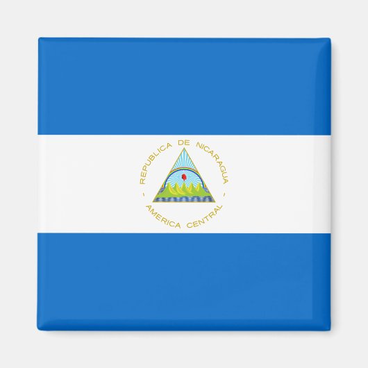 Aimant Drapeau du Nicaragua (Devant)