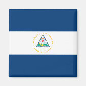 Aimant Drapeau du Nicaragua (Devant)