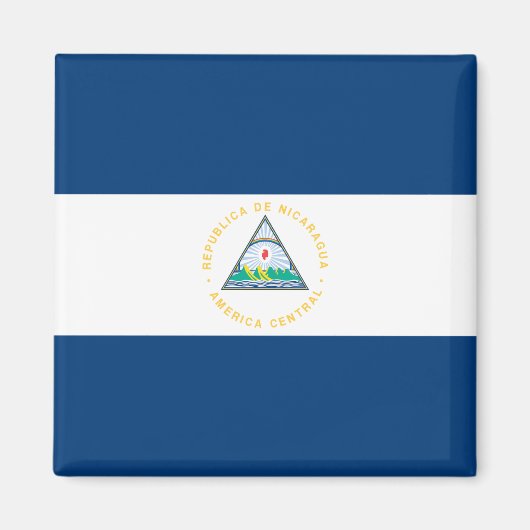 Aimant Drapeau du Nicaragua (Devant)