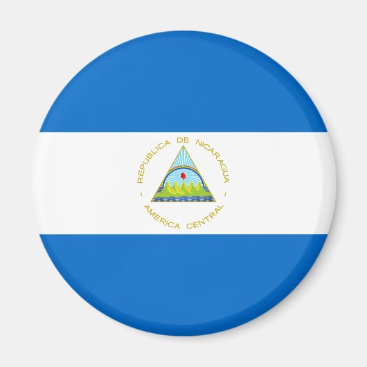 Aimant Drapeau du Nicaragua (Devant)