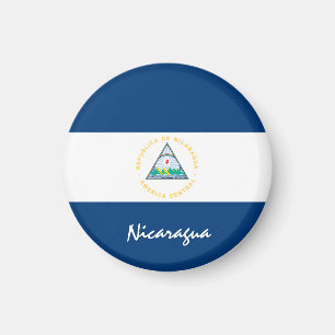 Aimant Drapeau du Nicaragua et Amérique - Amateurs de voy