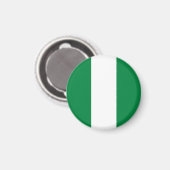 Aimant Drapeau du Nigeria (Recto/Verso)