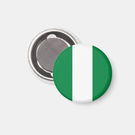 Aimant Drapeau du Nigeria (Recto/Verso)