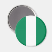 Aimant Drapeau du Nigeria (Recto/Verso)