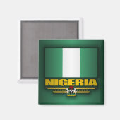 Aimant Drapeau du Nigeria (Recto/Verso)