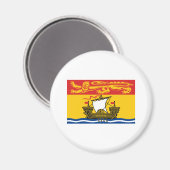 AIMANT DRAPEAU DU NOUVEAU-BRUNSWICK (Recto/Verso)