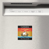 Aimant drapeau du Nouveau-Brunswick (In Situ (Lave-vaisselle))