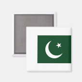 Aimant Drapeau du Pakistan (Recto/Verso)