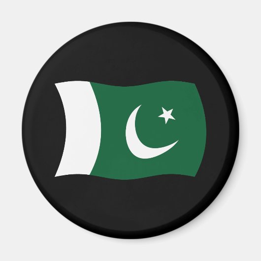 Aimant Drapeau du Pakistan (Devant)
