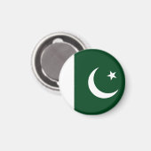 Aimant Drapeau du Pakistan (Recto/Verso)