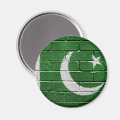 Aimant Drapeau du Pakistan (Recto/Verso)
