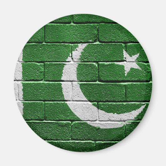 Aimant Drapeau du Pakistan (Devant)