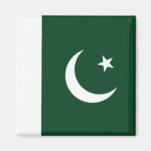 Aimant Drapeau du Pakistan (Devant)
