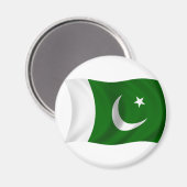 Aimant Drapeau du Pakistan (Recto/Verso)