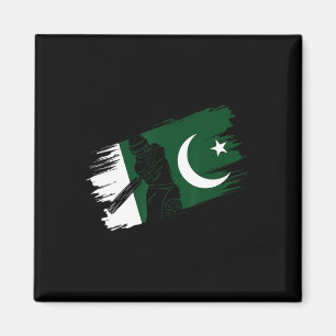 Aimant Drapeau du Pakistan Fan de cricket pakistanais Jou