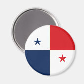 Aimant Drapeau du Panama (Recto/Verso)