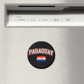 Aimant drapeau du Paraguay (In Situ (Lave-vaisselle))