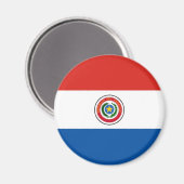 Aimant Drapeau du Paraguay (Recto/Verso)