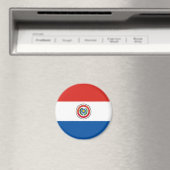 Aimant Drapeau du Paraguay (In Situ (Lave-vaisselle))