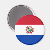 Aimant Drapeau du Paraguay (Recto/Verso)