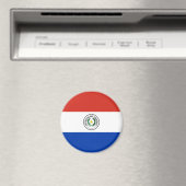 Aimant Drapeau du Paraguay (In Situ (Lave-vaisselle))